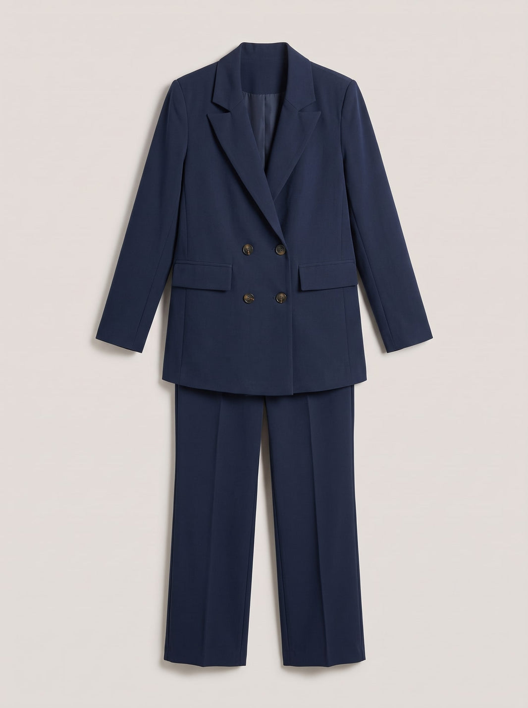 TAILLEUR CON GIACCA DOPPIOPETTO Blu - still life - IRONICA