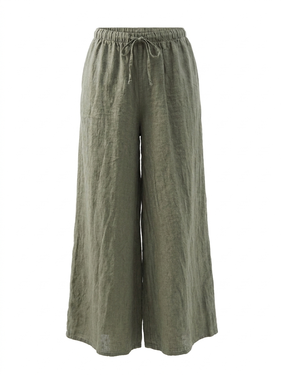LINEN WIDE-LEG TROUSERS-thumbmail-11