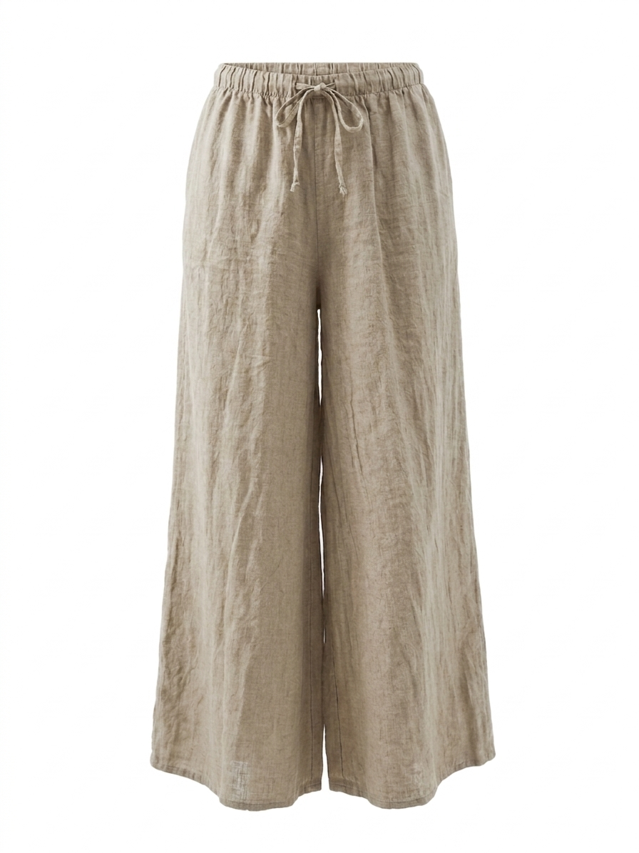 LINEN WIDE-LEG TROUSERS-thumbmail-15