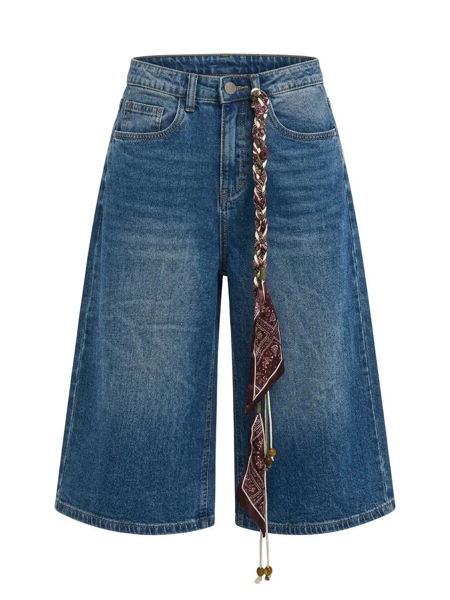BANDANA BELT BAGGY BERMUDA-thumbmail-5