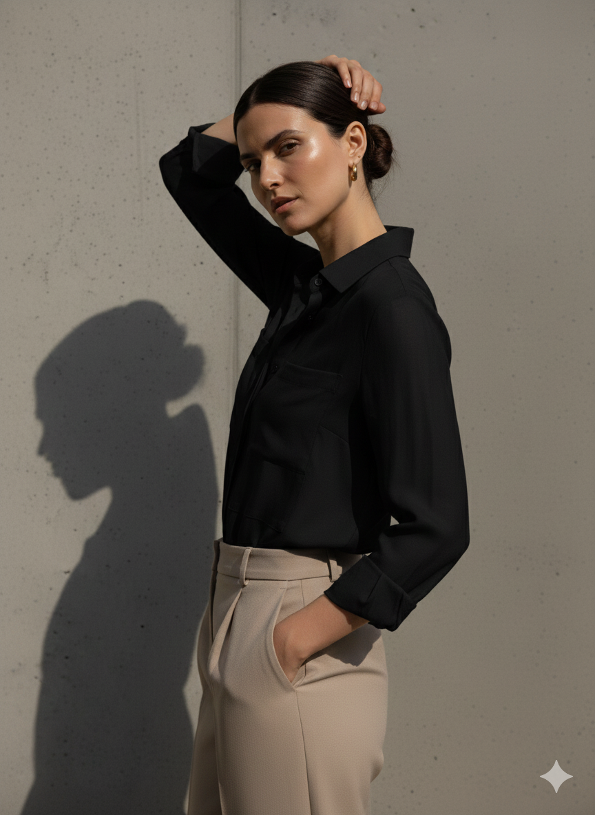 AURA SILK-TOUCH BLOUSE-thumbmail-4