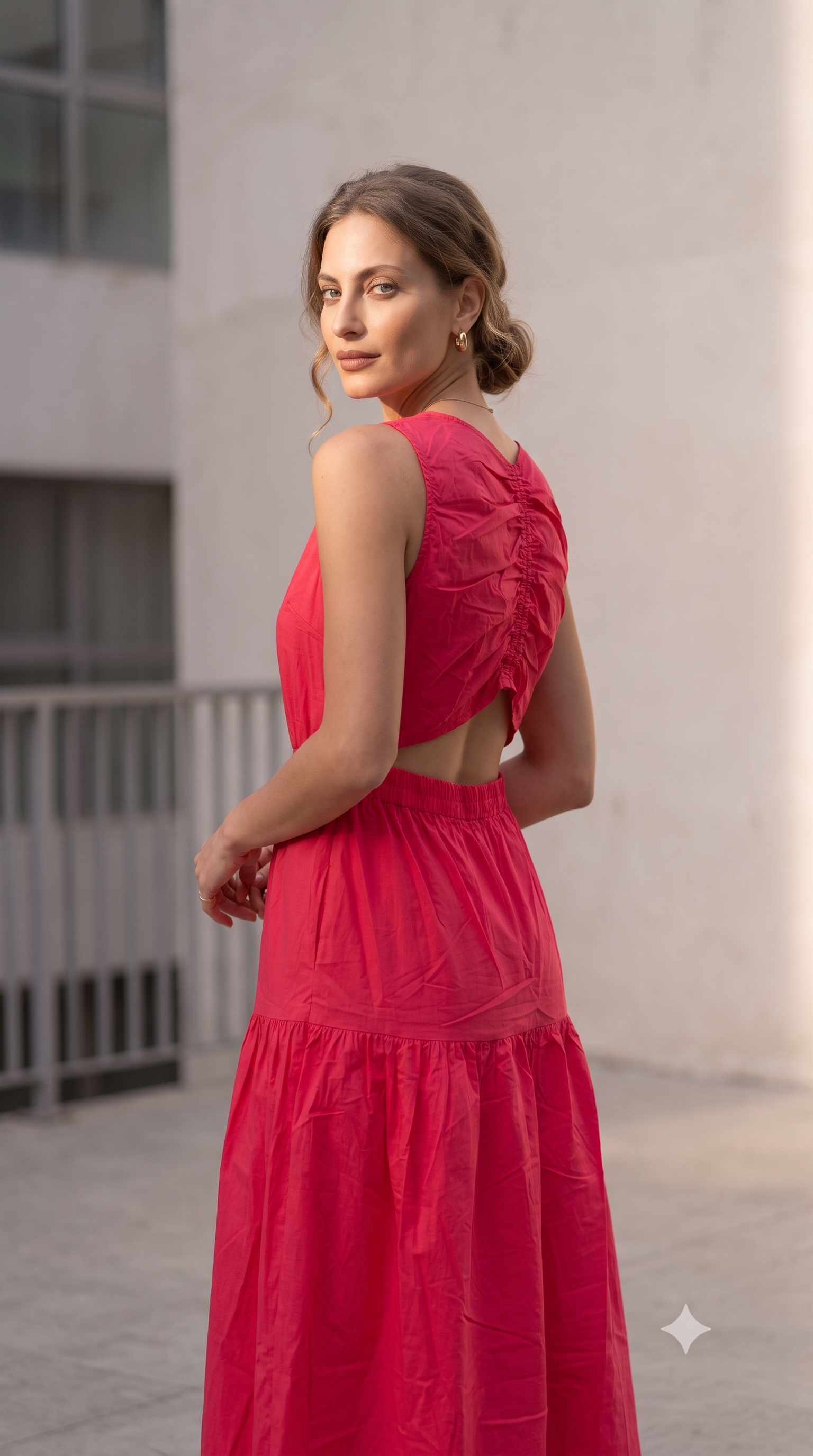CUT-OUT BACK MAXI DRESS-thumbmail-1