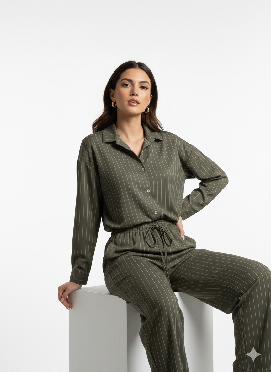 PINSTRIPE STUDIO LOUNGE SET-thumbmail-8
