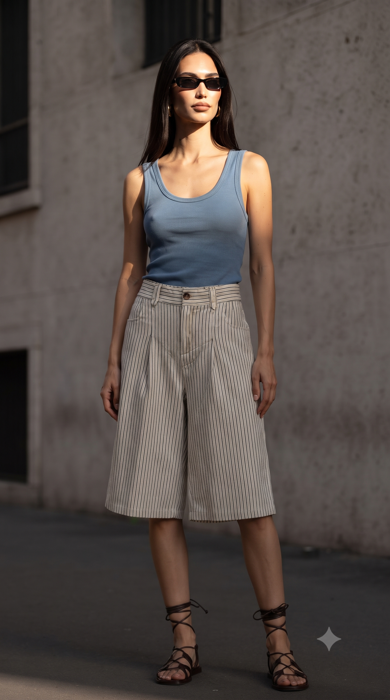 STRIPE VIBE BERMUDA-thumbmail-3