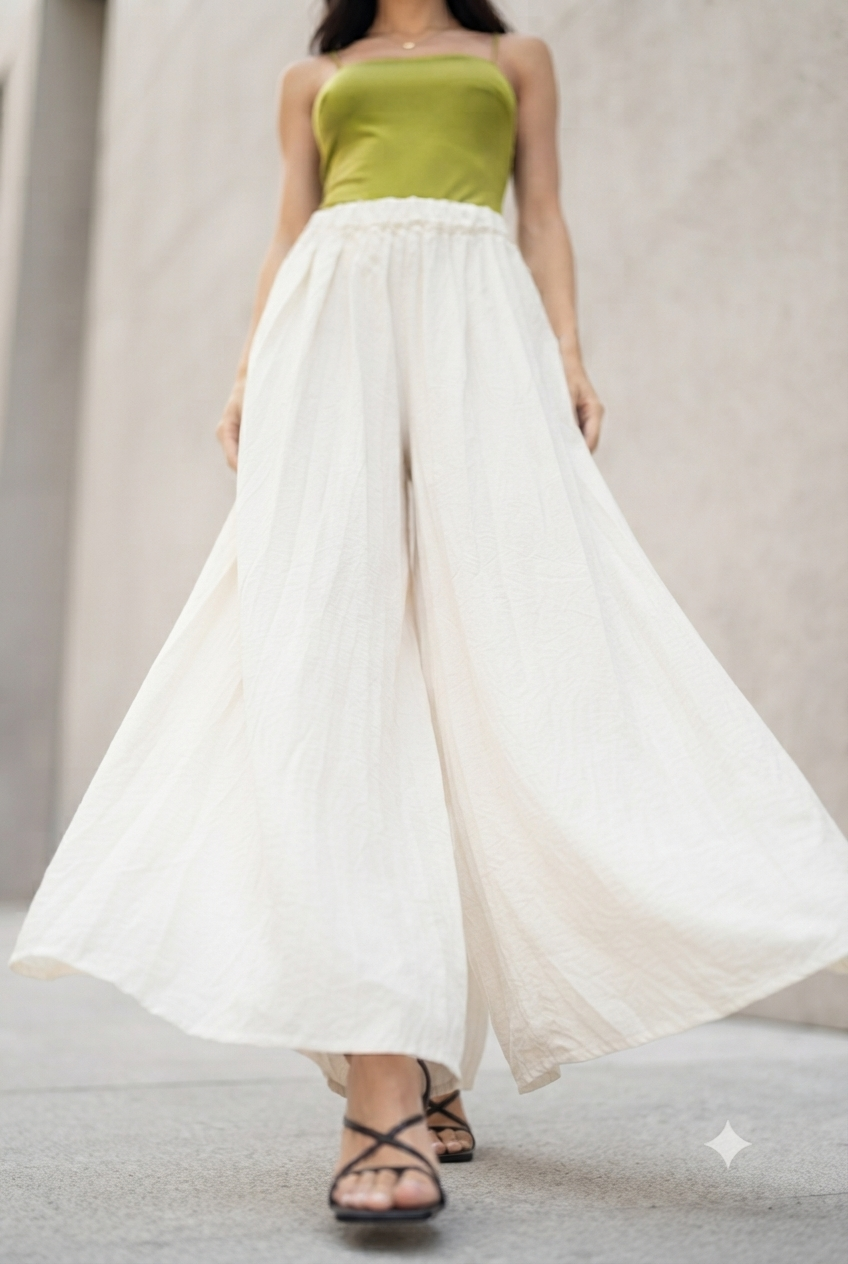 ULTRA WIDE-LEG PALAZZO PANTS-thumbmail-2