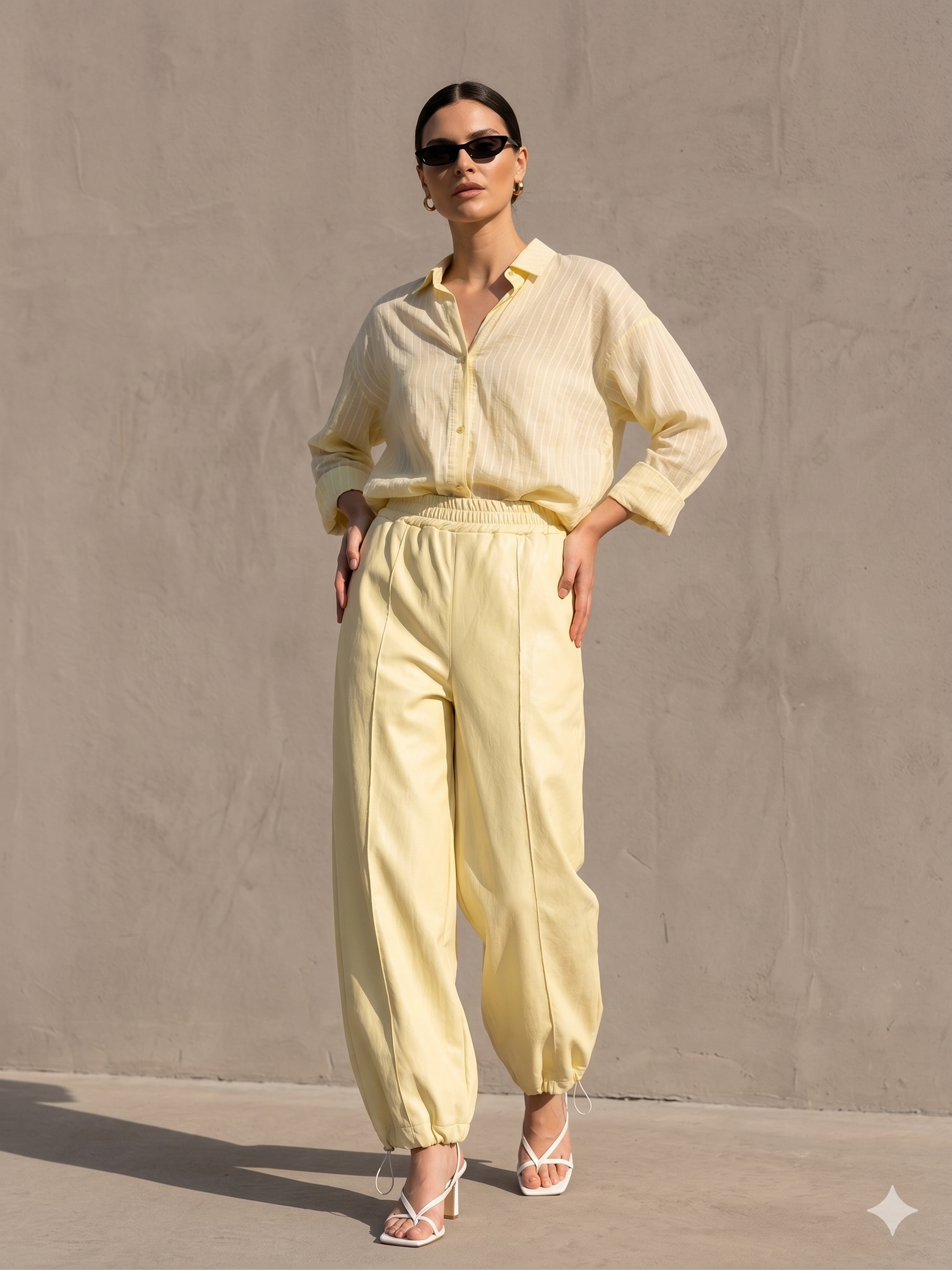 CITY-CUFF VEGAN PANTS