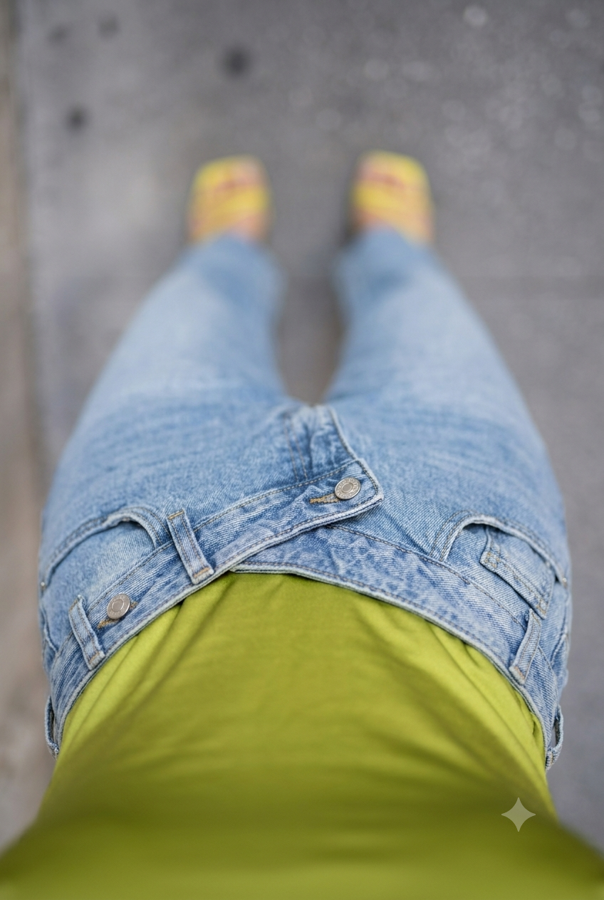CROSS-WAIST BAGGY JEANS-thumbmail-4