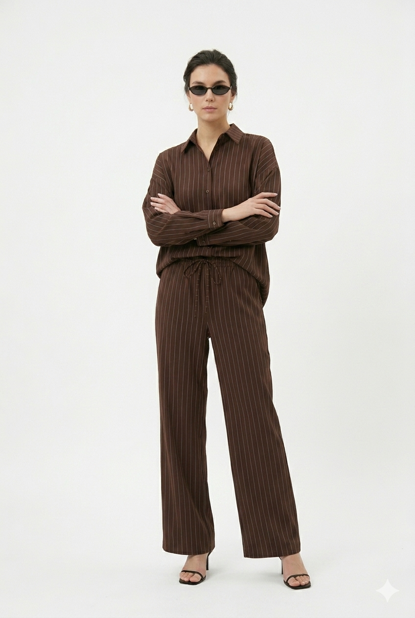 PINSTRIPE STUDIO LOUNGE SET