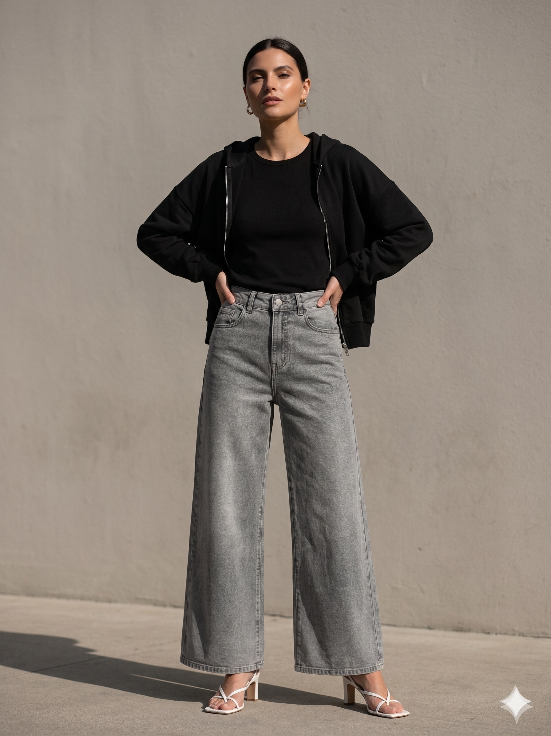 SKYLINE WIDE-LEG JEANS