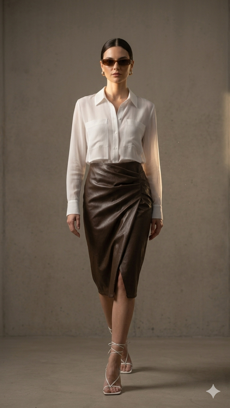 URBAN EDGE DRAPE SKIRT