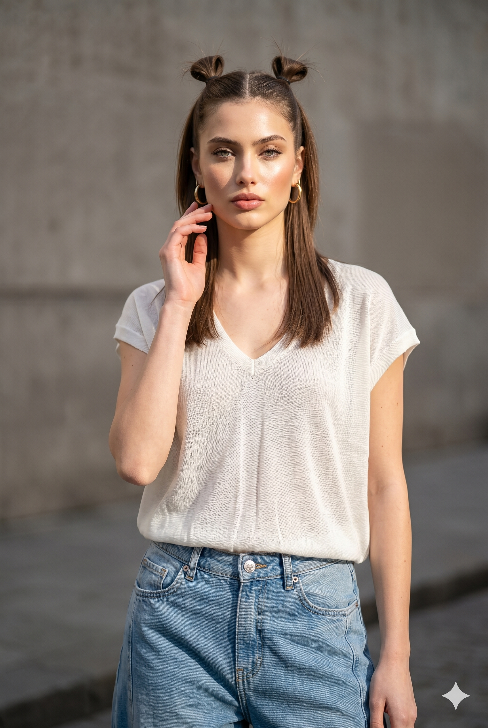 URBAN V-NECK KNIT-thumbmail-1