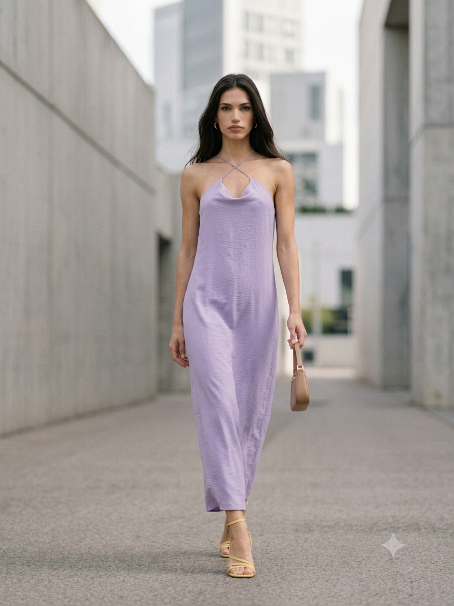HALTER NECK DRESS