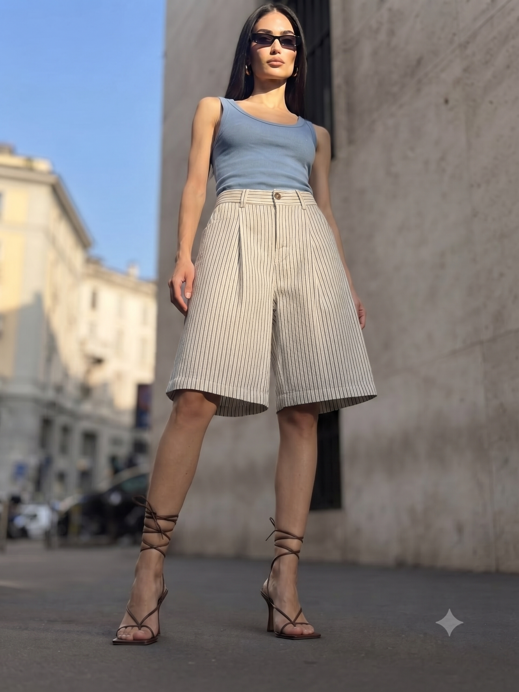 STRIPE VIBE BERMUDA-thumbmail-5
