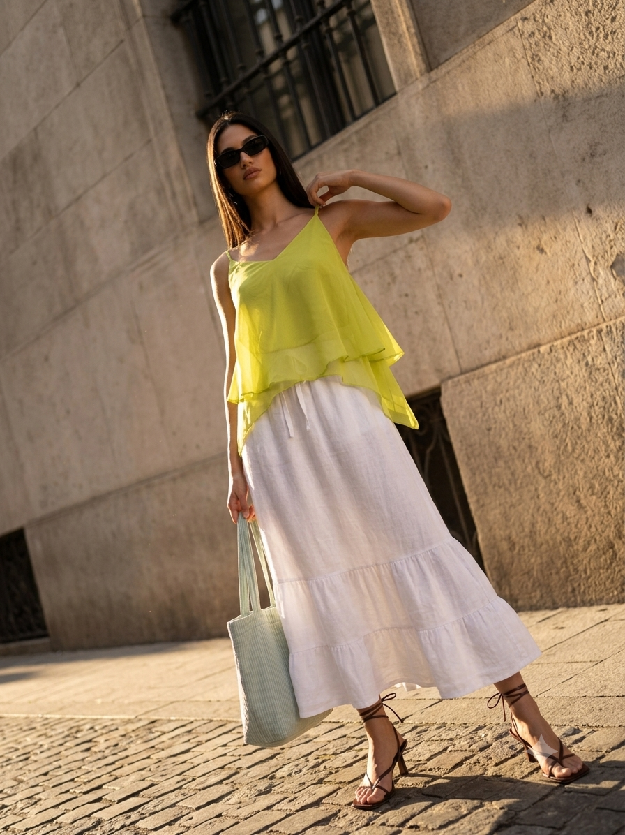 TIERED FLOW SKIRT-thumbmail-1