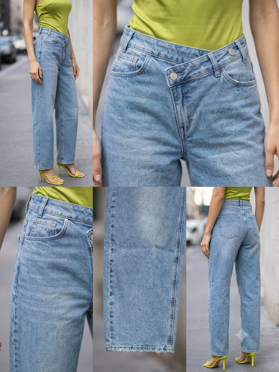 CROSS-WAIST BAGGY JEANS-thumbmail-5