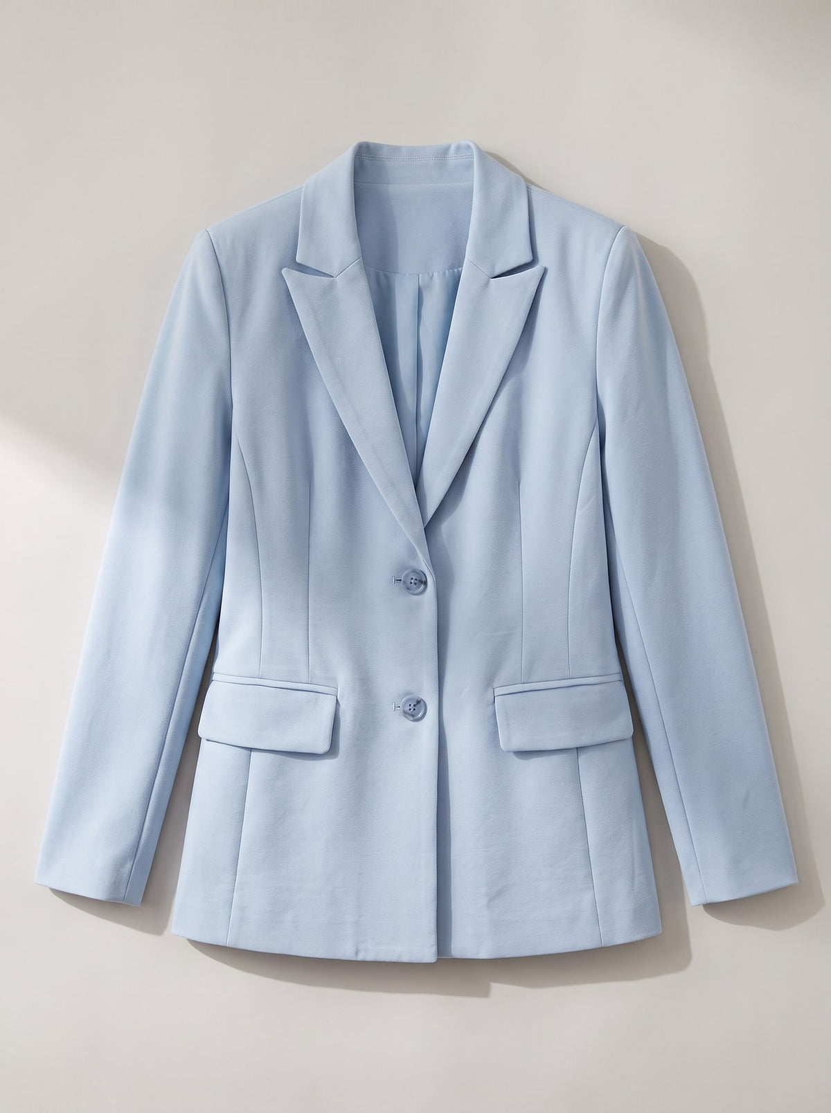 BLAZER SARTORIALE CON BOTTONI Celeste - still life - IRONICA