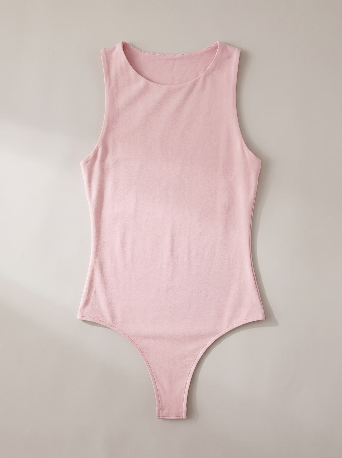BODY CON SCOLLO ALL'AMERICANA Rosa Chiaro - still life - IRONICA