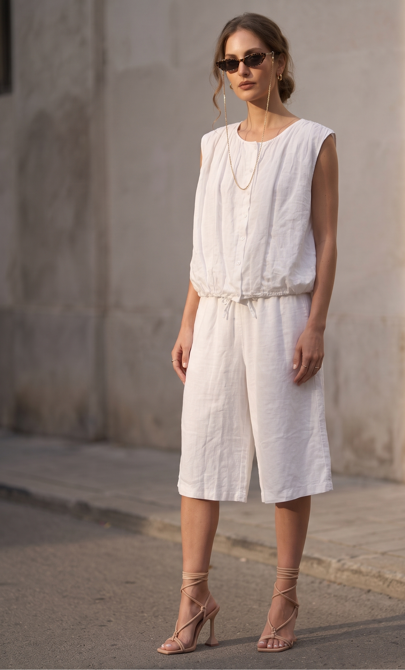 RELAXED WIDE BERMUDA