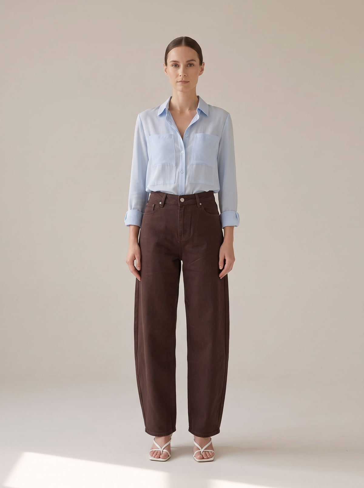 JEANS WIDE LEG OVERSIZE unico - indossato - IRONICA