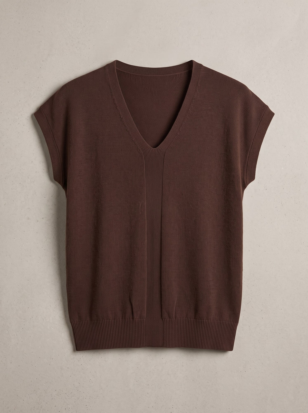 MAGLIA A COSTINE CON SCOLLO A V Moro - still life - IRONICA