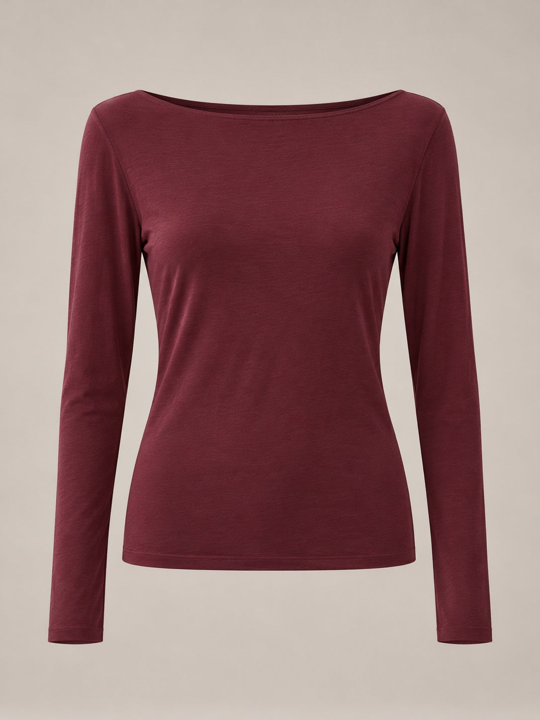 MAGLIA MISTO CASHMERE Bordeaux - stilllife - IRONICA