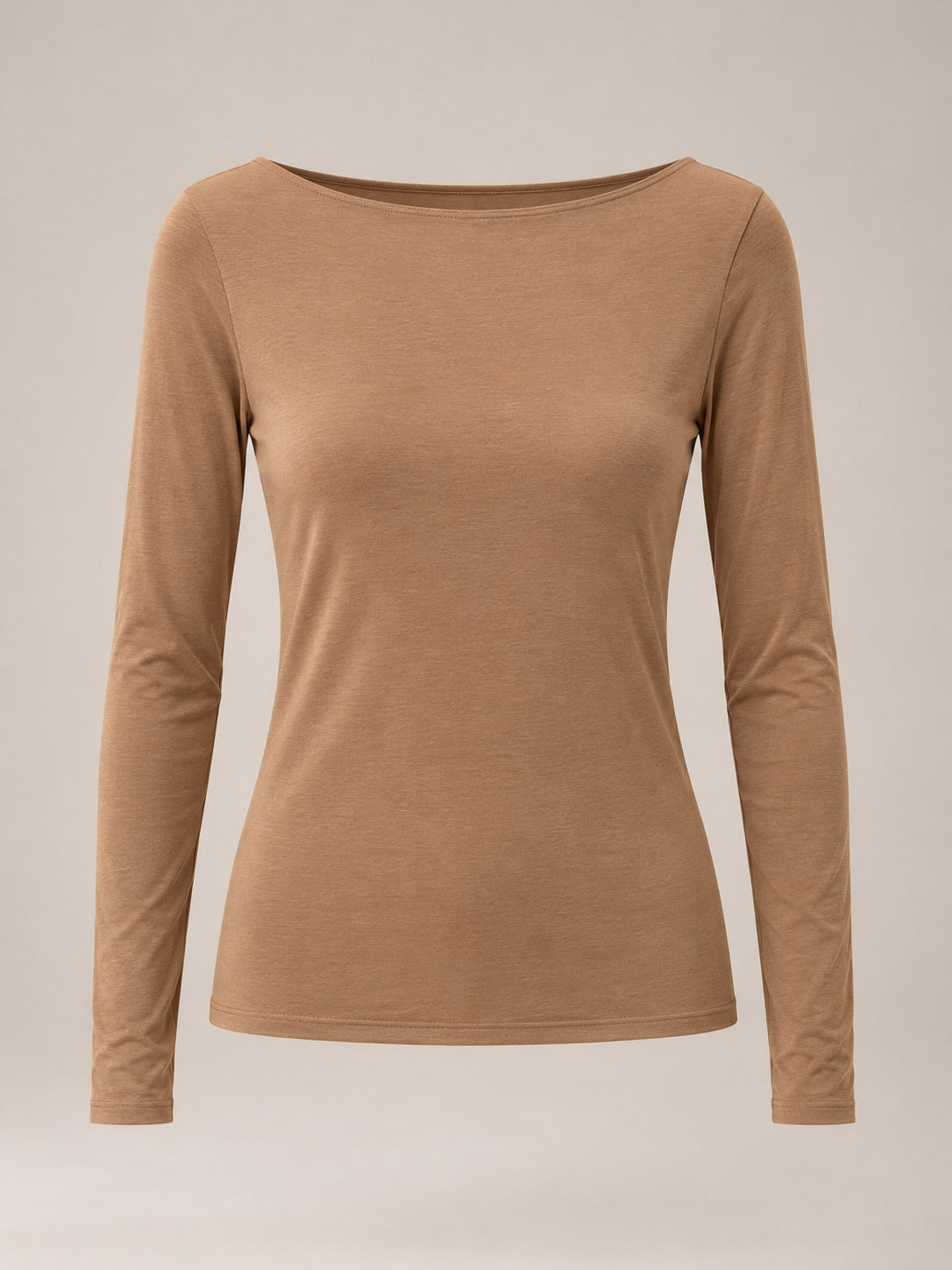 MAGLIA MISTO CASHMERE Cammello - stilllife - IRONICA