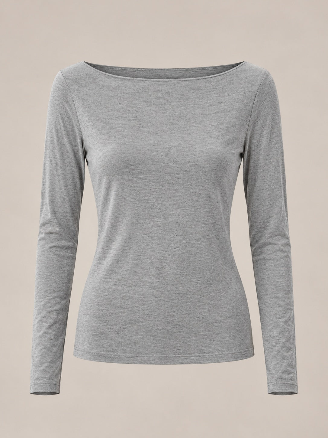 MAGLIA MISTO CASHMERE Grigio chiaro - stilllife - IRONICA