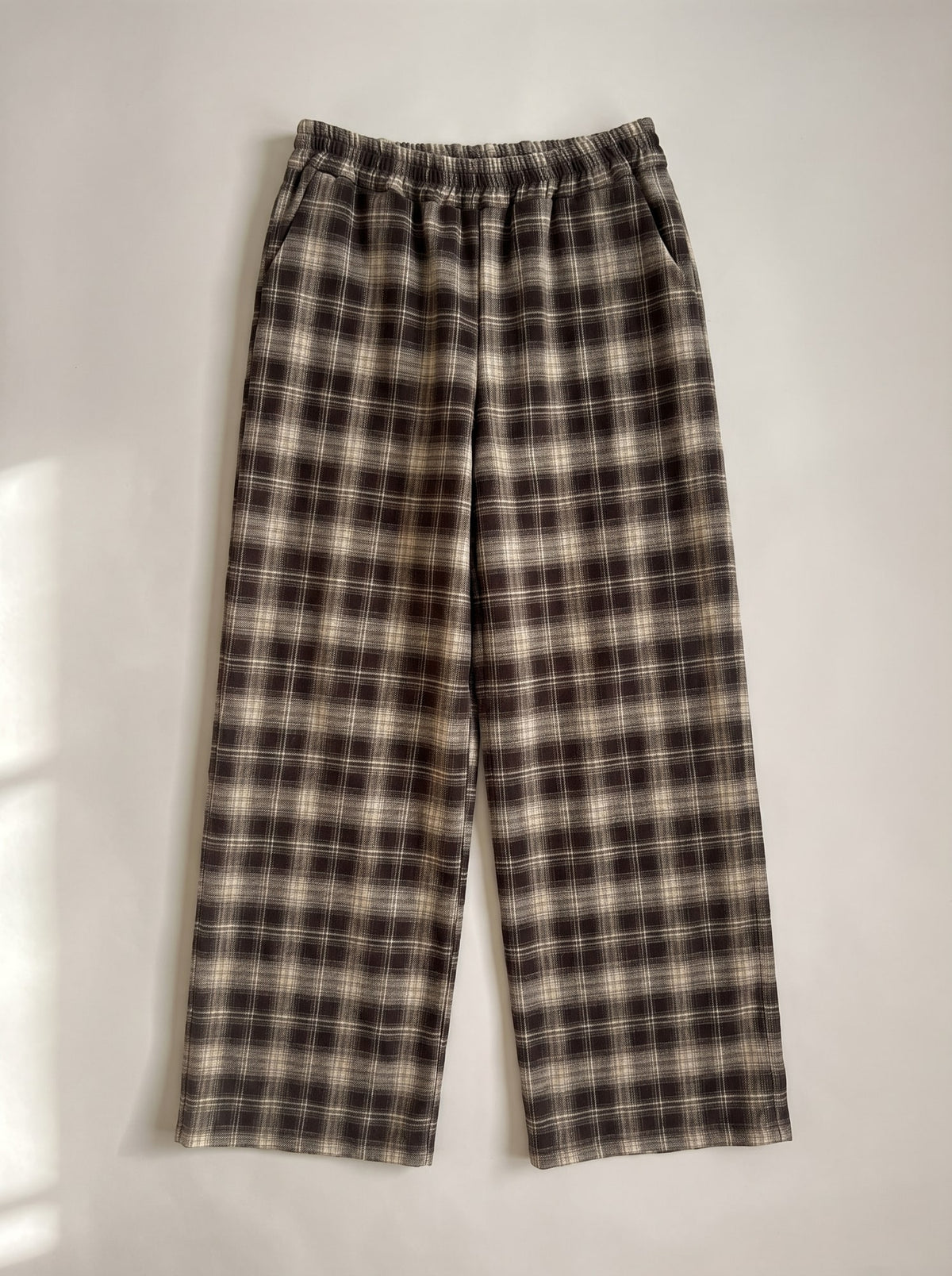 PANTALONI A QUADRI CON ELASTICO Moro - still life - IRONICA