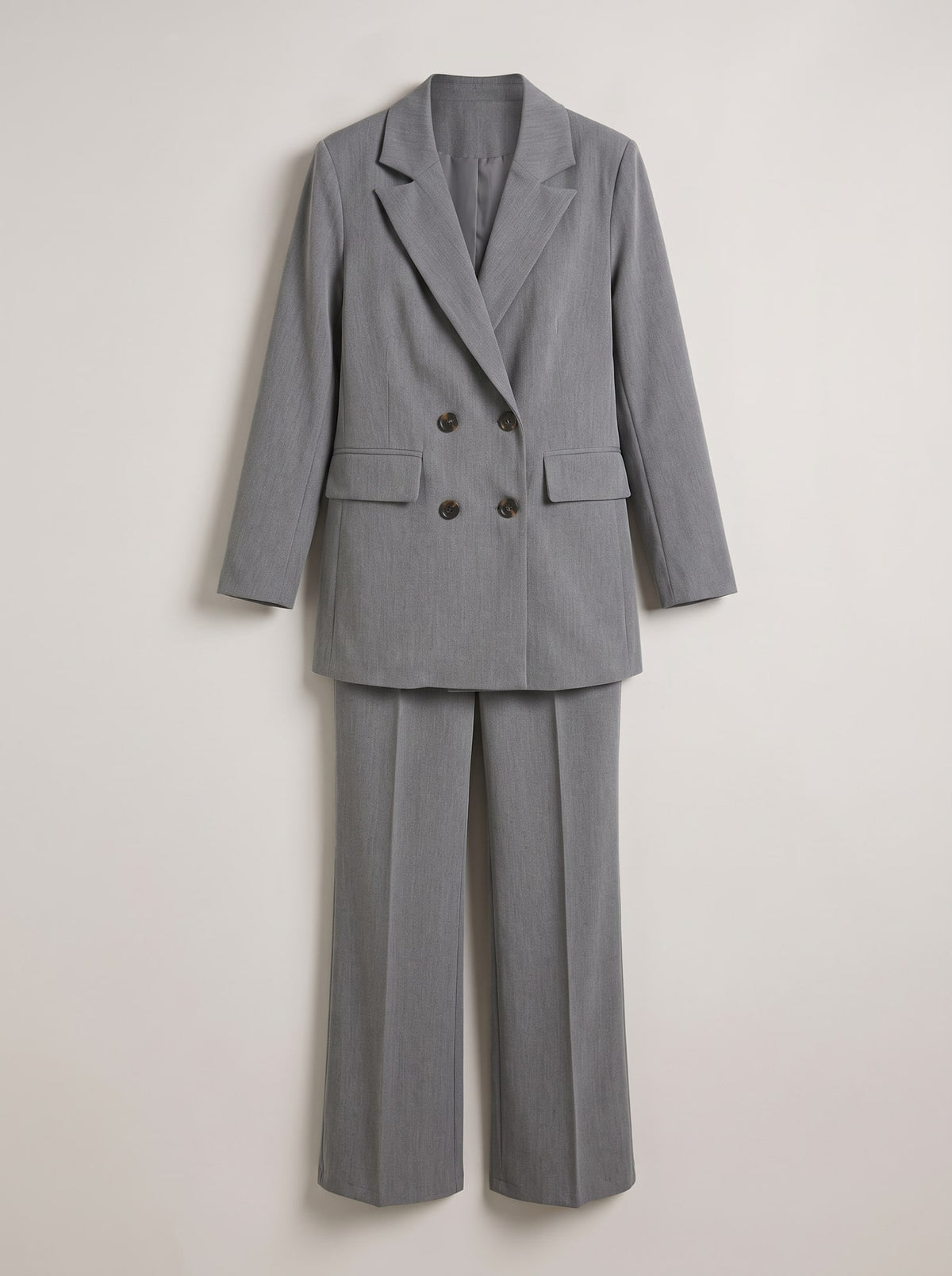 TAILLEUR CON GIACCA DOPPIOPETTO Grigio - still life - IRONICA