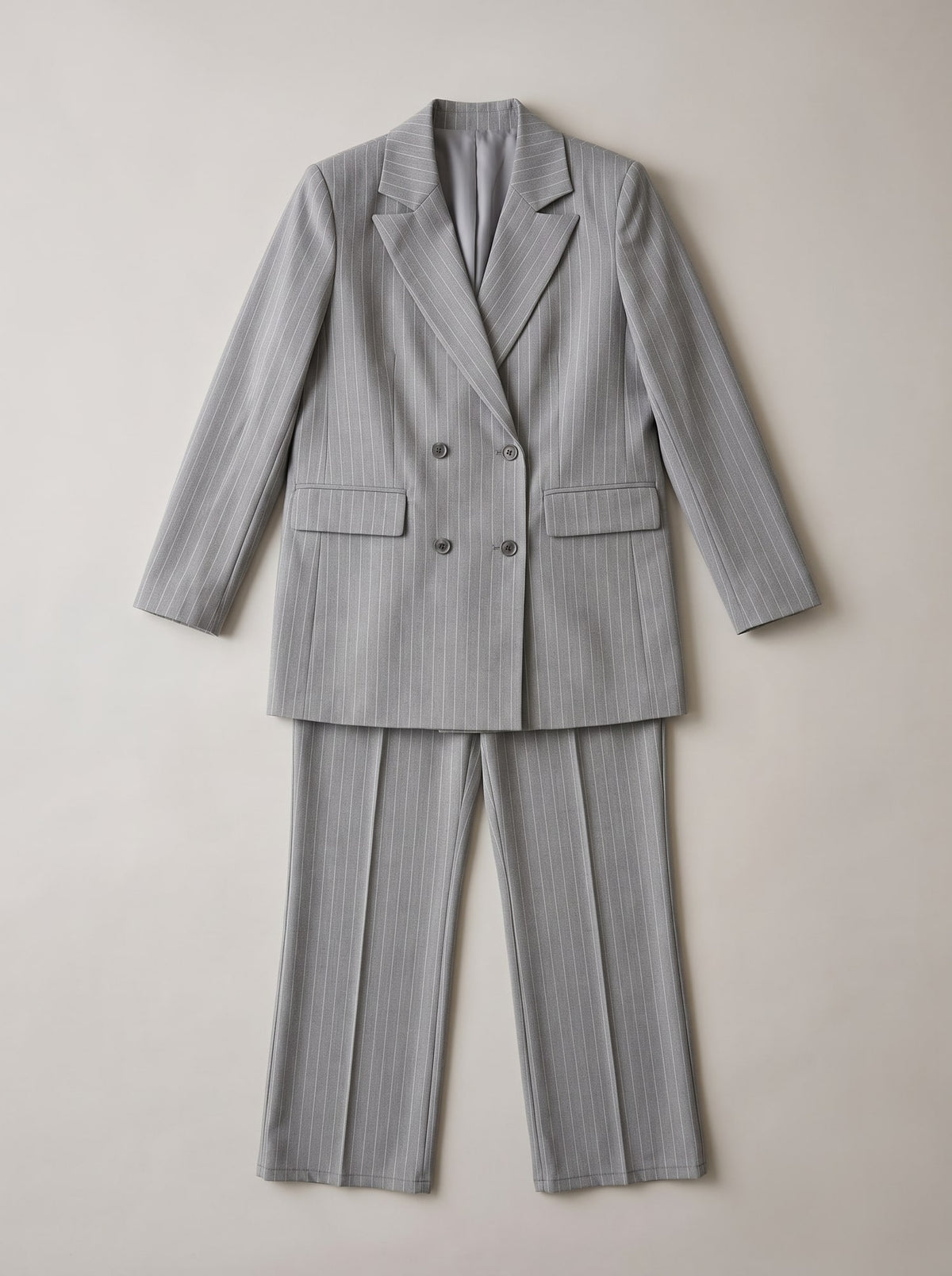 TAILLEUR OVERSIZE GESSATO Grigio - still life - IRONICA